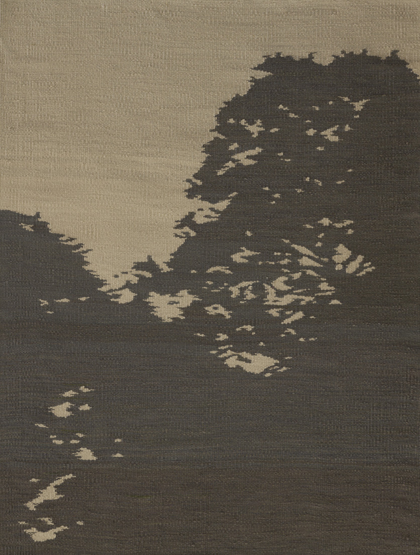 Oak at Dusk, Lyn Sterling Montagne - linen, 37x50", 2016